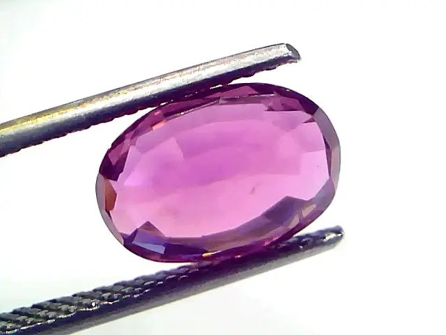 4.47 Ct IGI Certified Unheated Untreted Natural Madagaskar Pink Sapphire/Ruby