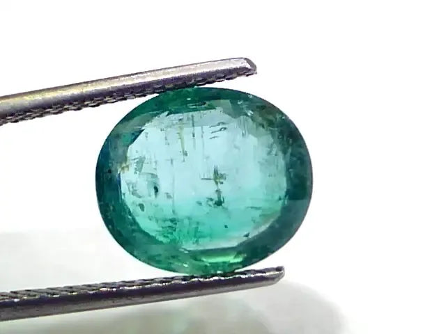 4.49 Ct GII Certified Untreated Natural Zambian Emerald Gems AAA - Venus Gems