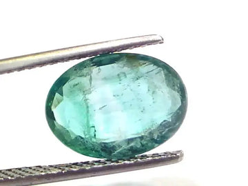 4.49 Ct GII Certified Untreated Natural Zambian Emerald Gems AAA