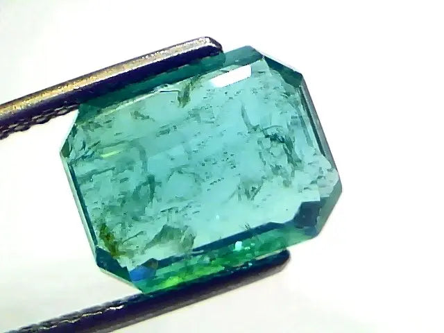 4.49 Ct GII Certified Untreated Natural Zambian Emerald Gemstone AAA