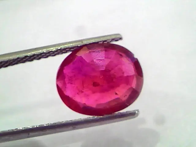4.50 Ct Natural Ruby Gemstone Manek Gem for Sun (Heated)