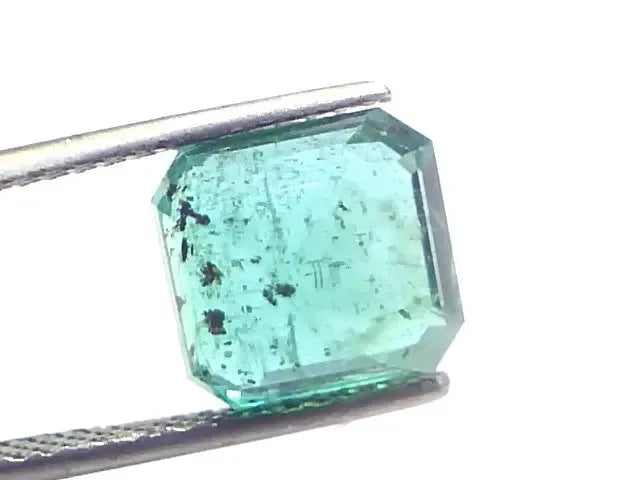 4.52 Ct Certified Untreated Natural Zambian Emerald Gemstone - Venus Gems