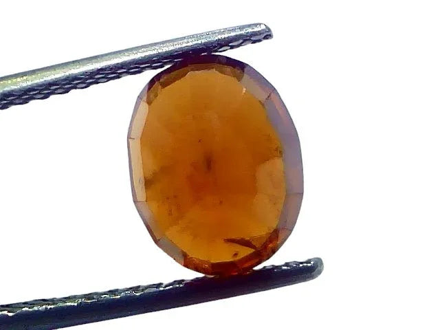 4.49 Ct Untreated Natural Ceylon Gomedh/Hessonite Gemstone For Rahu - Venus Gems