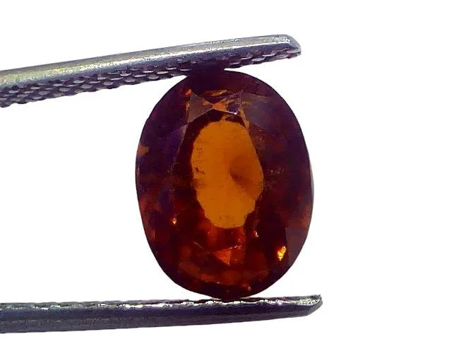 4.49 Ct Untreated Natural Ceylon Gomedh/Hessonite Gemstone For Rahu - Venus Gems