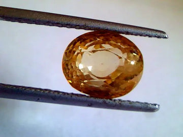 4.50 Ct Unheated Untreated Ceylon Natural Yellow Sapphire A+++++