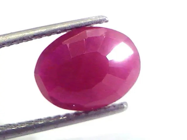 4.55 Ct Untreated Natural Old Burma Ruby Gemstone Manik