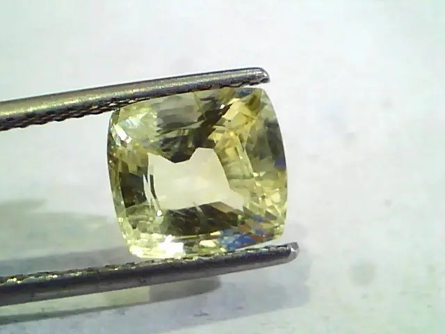 4.50 Ct 7.5 Ratti Unheated Untreated Natural Ceylon Yellow Sapphire