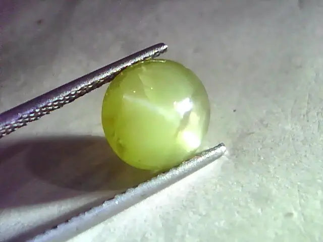 4.50 Ct Certified Untreated Natural Chrysoberyl Cats Eye,Lehsunia