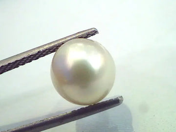 5.37 Ct Natural Certified Real South Sea Pearl,Certified Moti