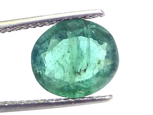4.56 Ct Certified Untreated Natural Zambian Emerald Gemstone