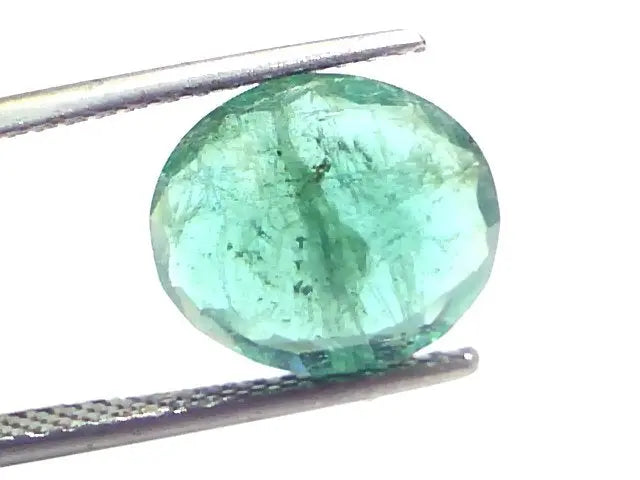 4.56 Ct Certified Untreated Natural Zambian Emerald Gemstone