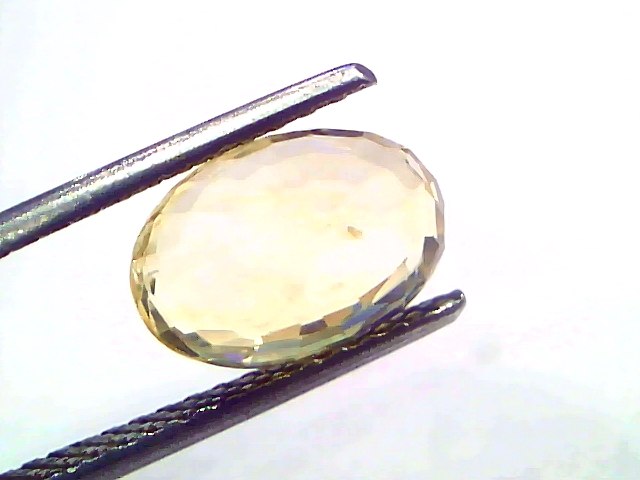 4.54 Ct IGI Certified Unheated Natural Ceylon Yellow Sapphire Pukhraj – 5 Ratti