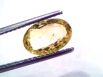 4.54 Ct IGI Certified Unheated Natural Ceylon Yellow Sapphire Pukhraj – 5 Ratti