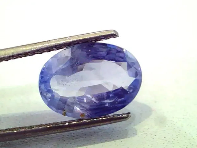 4.56 Ct Unheated Untreated Natural Ceylon Blue Sapphire Neelam - Venus Gems