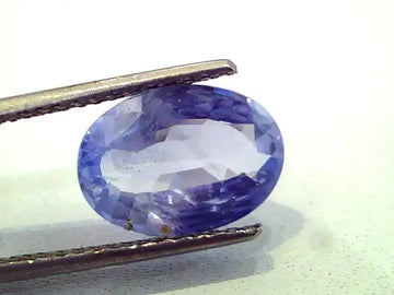 4.56 Ct Unheated Untreated Natural Ceylon Blue Sapphire Neelam - Venus Gems