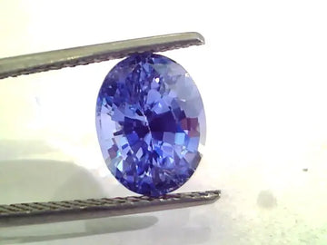 4.55 Ct IGI Certified Unheated Natural Ceylon Blue Sapphire AAAAA