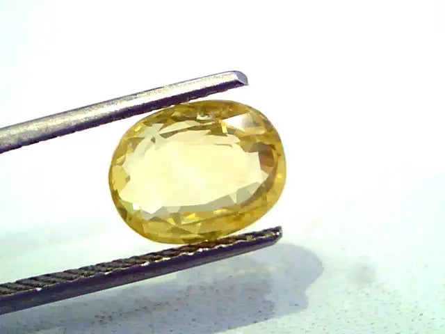 4.61 Ct Unheated Untreted Natural Ceylon Yellow Sapphire/Pukhraj