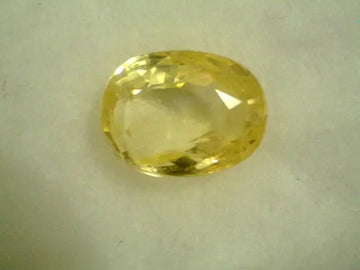 4.30 Ct Unheated Untreated Natural Ceylon Yellow Sapphire