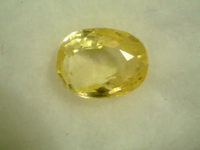 4.30 Ct Unheated Untreated Natural Ceylon Yellow Sapphire