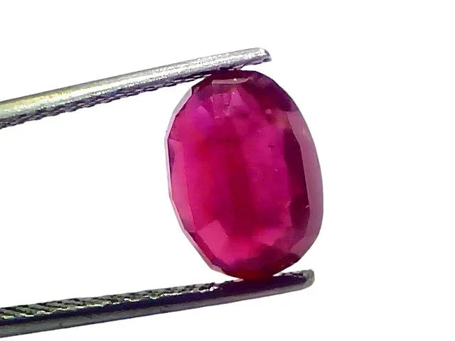 4.61 Ct Natural Ruby Gemstone Manik Gemstone for Sun (Heated) - Venus Gems