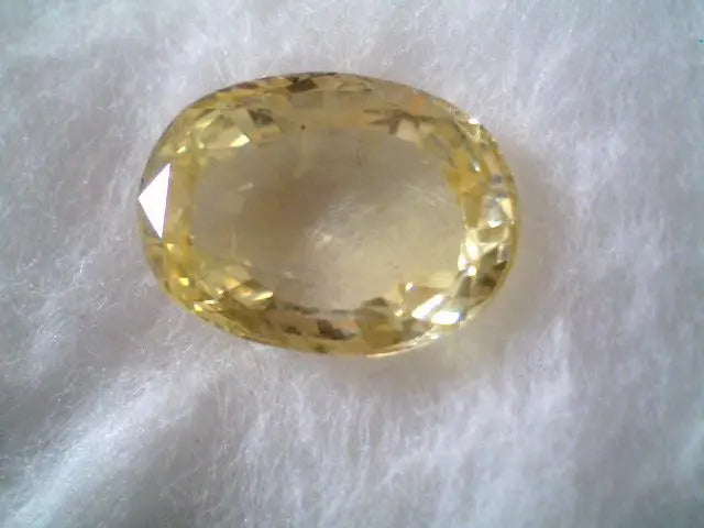 4.58 Ct Top Grade Unheated Natural Ceylon Yellow Sapphire A+++++