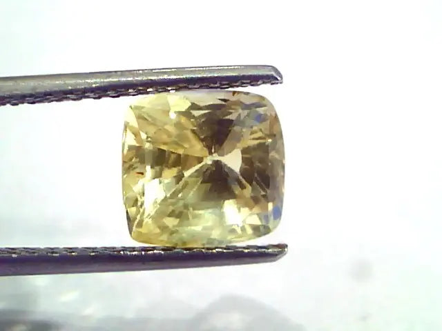 4.58 Ct IGI Certified Unheated Untreated Natural Ceylon Yellow Sapphire