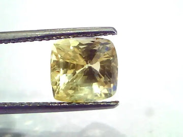 4.58 Ct IGI Certified Unheated Untreated Natural Ceylon Yellow Sapphire