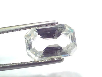 4.60 Ct IGI Certified Unheated Untreated Natural Ceylon White Sapphire AAA