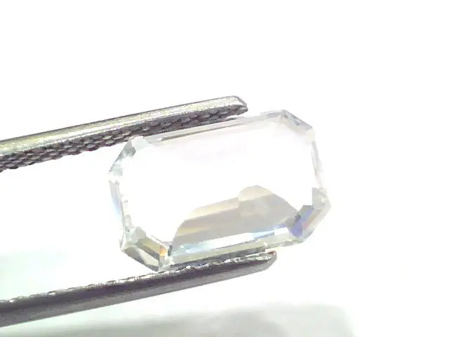 4.60 Ct IGI Certified Unheated Untreated Natural Ceylon White Sapphire AAA