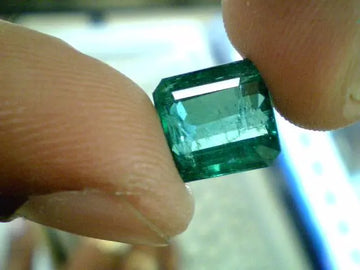 4.60 CT UNTREATED NATURAL ZAMBIAN EMERALD,HIGH COLOUR VVS2