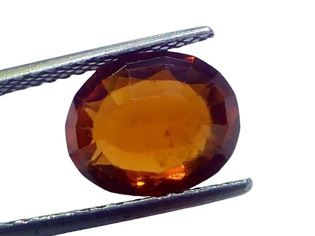 4.61 Ct Untreated Natural Ceylon Gomedh/Hessonite Gemstone For Rahu - Venus Gems