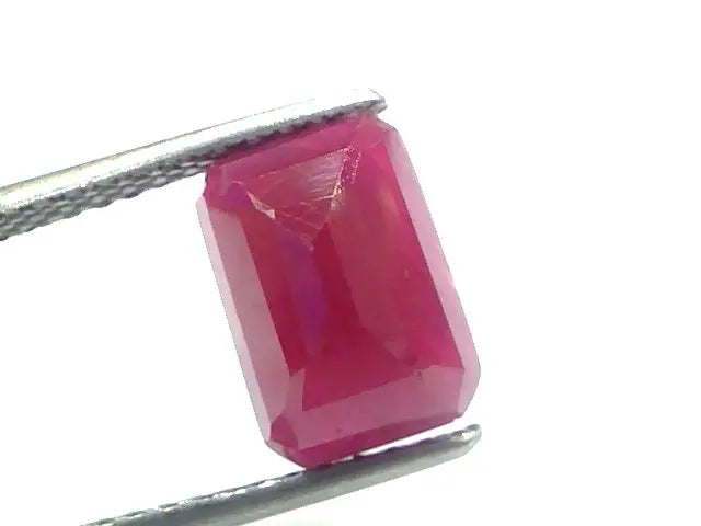 4.63 Ct Certified Unheated Untreated Natural New Burma Ruby
