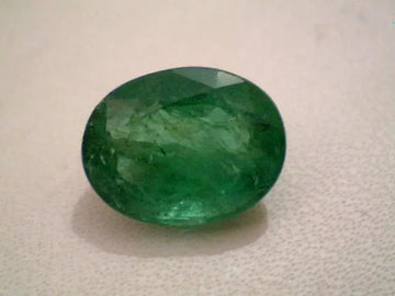 4.60 Carat Natural Untreated Premium Colour Zambian Emerald A+