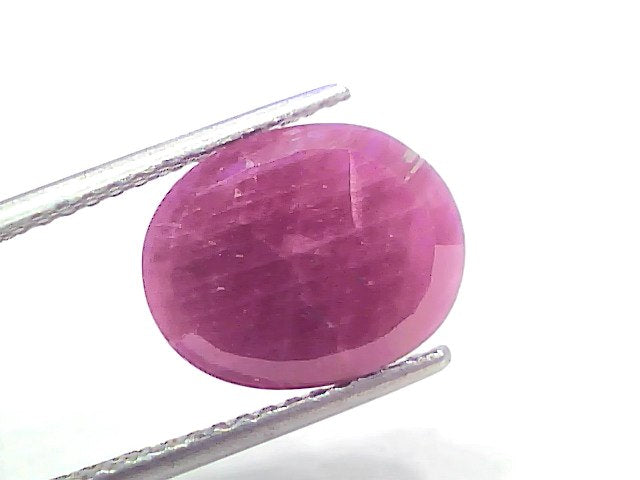 4.60 Ct Certified Unheated Untreated Natural New Burma Ruby 5.05 Ratti Manik
