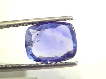 4.63 Ct Unheated Untreated Ceylon Blue Sapphire Neelam Gemstones - Venus Gems