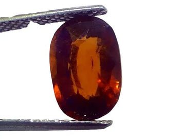 4.63 Ct Untreated Natural Ceylon Gomedh/Hessonite Gemstone For Rahu - Venus Gems