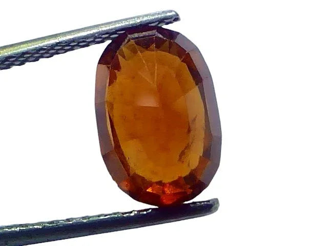 4.63 Ct Untreated Natural Ceylon Gomedh/Hessonite Gemstone For Rahu - Venus Gems