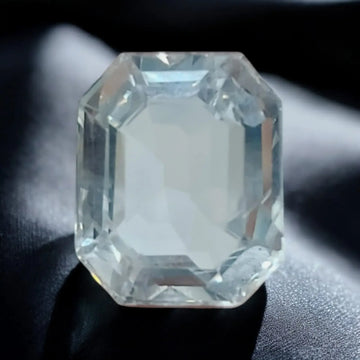 4.61 Ct IGI Certified Unheated Untreated Natural Ceylon White Sapphire Pukhraj - Venus Gems