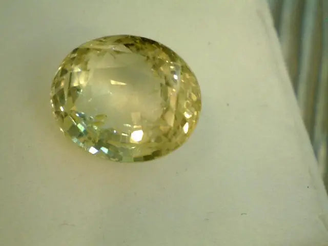 4.64 Carat Unheated Untreated vvs Ceylon Natural Yellow Sapphire