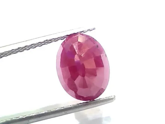 4.68 Ct Certified Unheated Untreated Natural New Burma Ruby - Venus Gems