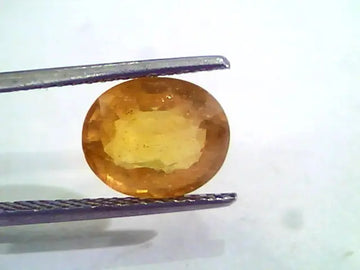 4.73 Ct Natural Yellow Sapphire Pukhraj Jupiter Gemstone(Heated)