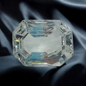 4.68 Ct IGI Certified Unheated Untreated Natural White Sapphire Gems AAA - Venus Gems