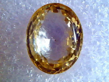 4.69 Ct Untreated Natural Ceylon Yellow Sapphire Pukhraj Gems A+