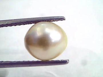 4.68 Ct Natural Certified Real South Sea Pearl,Certified Moti