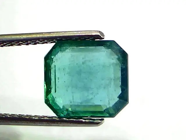 4.70 Ct GII Certified Untreated Natural Zambian Emerald Gemstone Panna AA