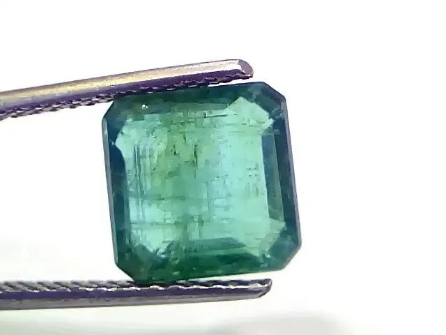 4.70 Ct Certified Untreated Natural Zambian Emerald Gemstone Panna - Venus Gems