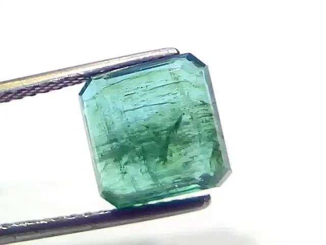 4.70 Ct Certified Untreated Natural Zambian Emerald Gemstone Panna - Venus Gems