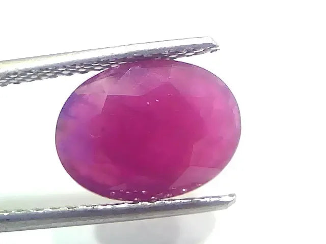 4.66 Ct Certified Unheated Untreated Natural New Burma Ruby Manik Stone - Venus Gems