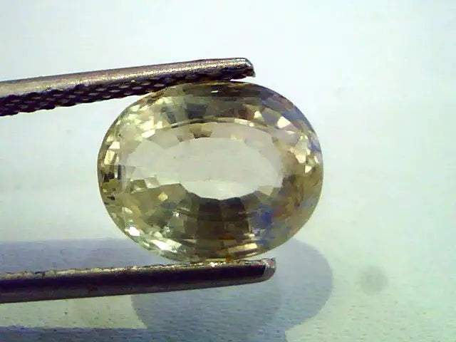 4.69 Ct Unheated Untreted Natural Ceylon Yellow Sapphire/Pukhraj