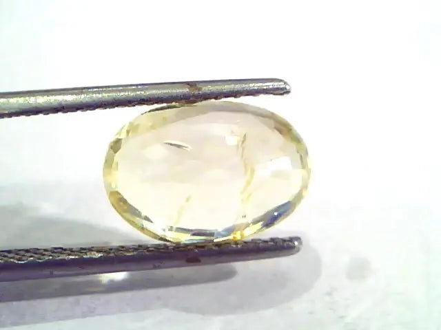 4.73 Ct IGI Certified Unheated Untreated Natural Ceylon Yellow Sapphire